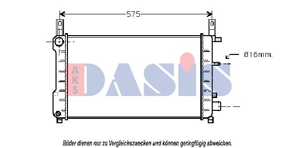 AKS DASIS Radiators, Motora dzesēšanas sistēma 091110N